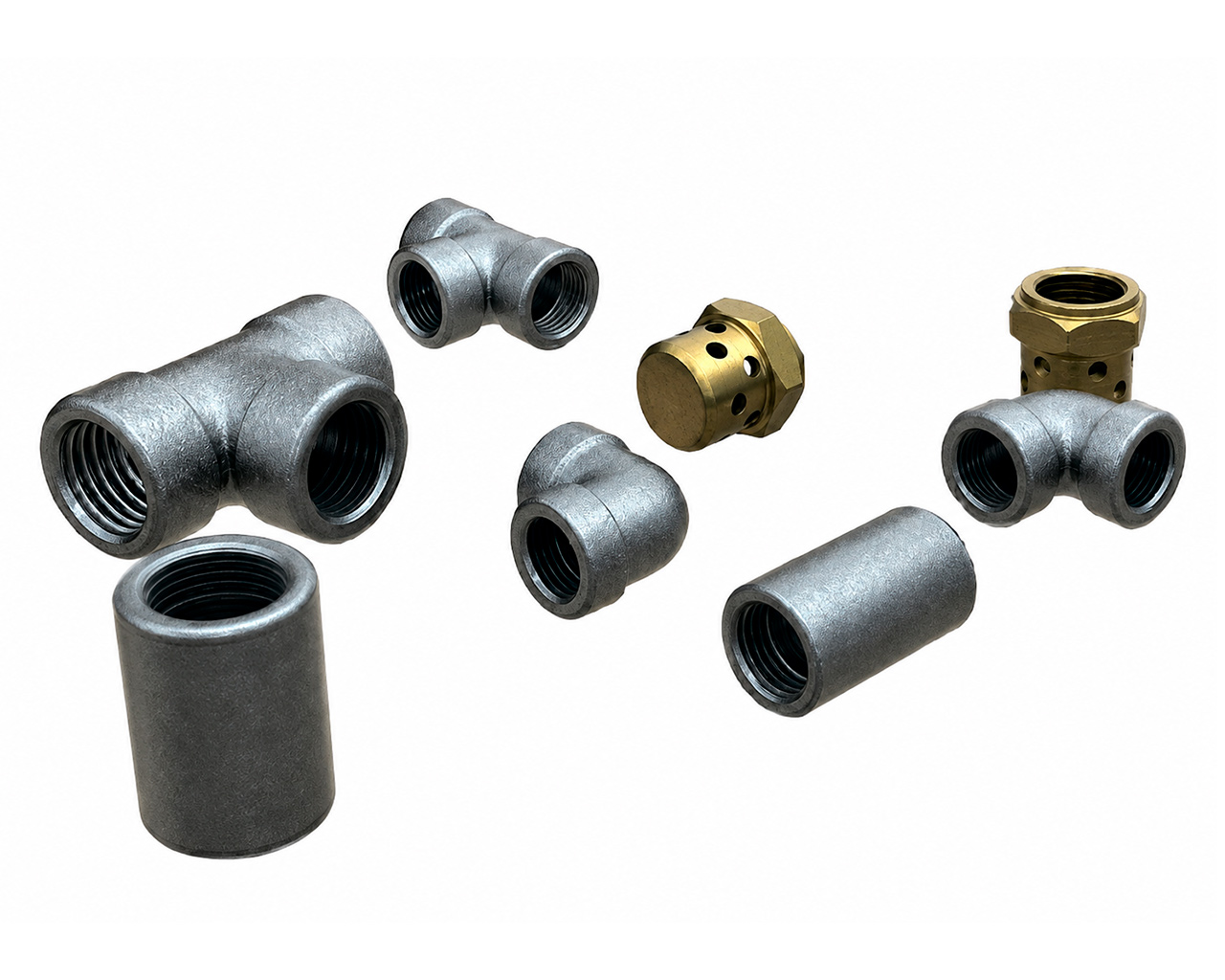 High pressure fittings for pipeline connection